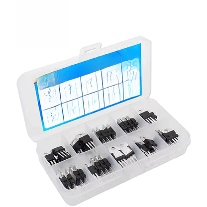 50pcs TO-220 Series MOS Transistors Kit IRFZ44N IRF510N IRF540N IRF3205 IRF9540N 55V To 500V For IRFZ44N IRF540N And IRF3205