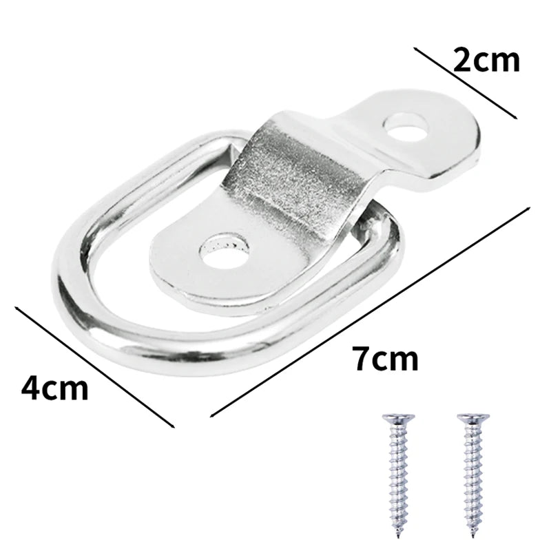 Surface Mount D Ring Tie Down Clip for Trailer Truck Fastener