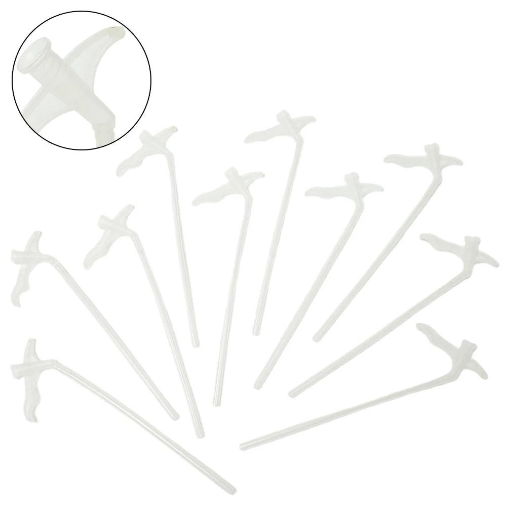 Part Foam Tube Replace Tubes Nozzle Spray Foam Nozzle Equipment Insulating Spray Foam DIY Gap Filling 10pcs 24*12*2cm