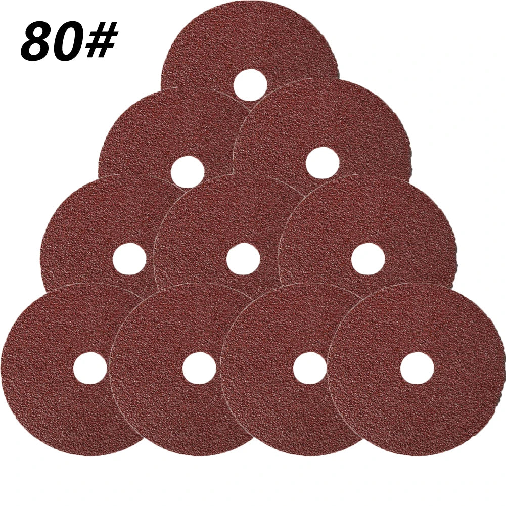 10PCS 4 Inch Resin Fiber Grinding Sanding Discs For Angle Grinder  Abrasive Tool 100mm Diameter 24#-120# Polishing Dic Grinding