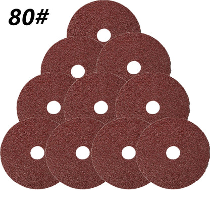 10PCS 4 Inch Resin Fiber Grinding Sanding Discs For Angle Grinder  Abrasive Tool 100mm Diameter 24#-120# Polishing Dic Grinding