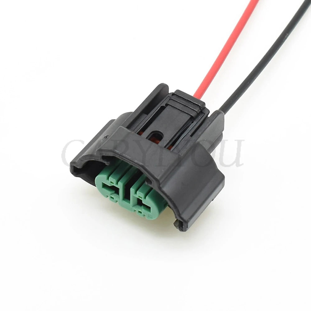 2 Pin Waterproof Automotive Wire Connector for Fog Lamps Socket H11 H9 M6 Female Plug Compatible with 6189-0935 for Toyota Mazda