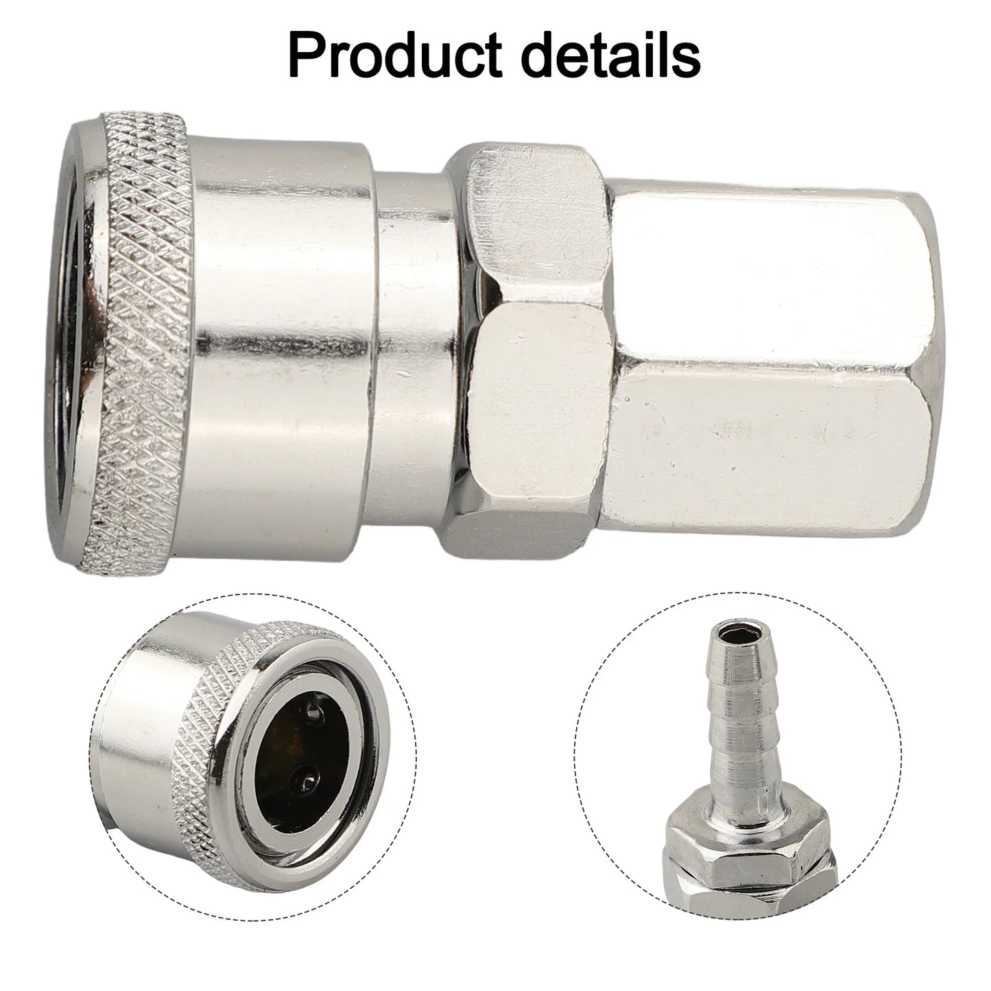 Air Compressor 1 4 For BSP Air Hose Fittings Push-in Insertion Temperature Resistance Anti-Rust Easy To Replace