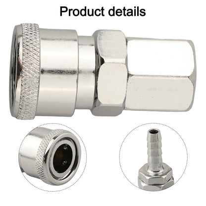 Air Compressor 1 4 For BSP Air Hose Fittings Push-in Insertion Temperature Resistance Anti-Rust Easy To Replace
