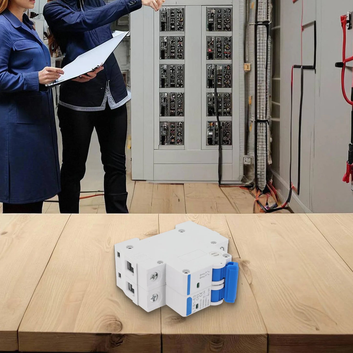 For Solar Photovoltaic Compatible DC 1000V Circuit Breaker Available in 6A to 63A Rated Currents for Overload Protection