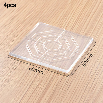 Shock Resistant Anti Vibration For Pads 4Pcs for Appliances Slip Resistant Feet Mat for Washing Machine and Furniture