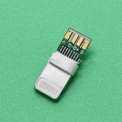 Lighting chip fast charging plug DIY only charging contor male mobile phone data cable lightning shell