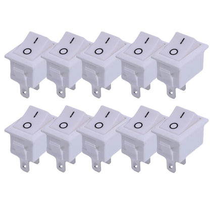 KCD11-101 Mini Rocker Switch 2-Pin ON/OFF 6A 250V – Pack of 5 or 10