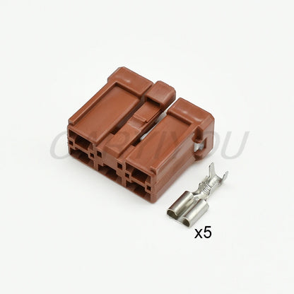 5 Pin 6.3mm Waterproof Connector 6098-0216 6098-0218 Female Male for Chevrolet Wiring Harness