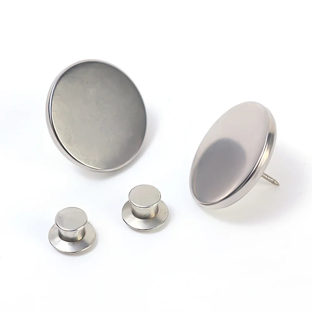 Curtain Magnetic Button Clips — Nail-Free Detachable Window Curtain Magnet Buckle Adjustment Accessories 1–10 Pairs