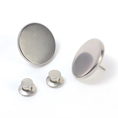 Curtain Magnetic Button Clips — Nail-Free Detachable Window Curtain Magnet Buckle Adjustment Accessories 1–10 Pairs