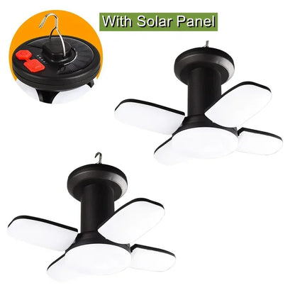 Solar Outdoor Light Camping Lights Charging Emergency Lighting Tent Light Ultra Long Battery Life Folding Hanging Camping Lights