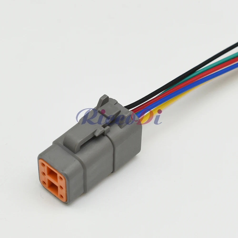 DTM06-6S DTM04-6P 6 Pin Waterproof Automotive Wire Connector with Pins ATM06-6S ATM04-6P