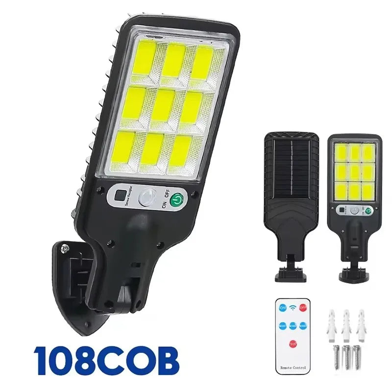 Solar Sensor Motion Light Clip on Lawn Lamp Outdoor Waterproof Work Light Camping Household Garden Lighting Courtyard Lamp
