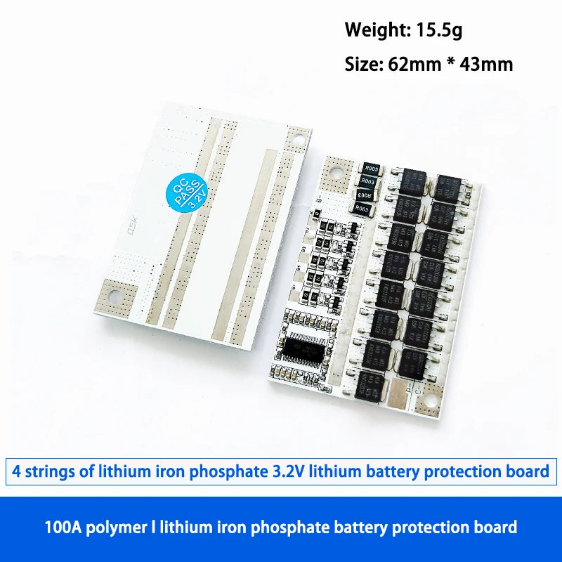 Lithium Battery Protection Board BMS 3S-5S 12V 3.7V 100A LMO / LiPo / LiFePO4