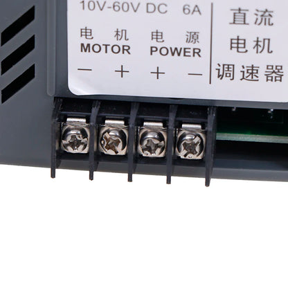 New 12V 24V 36V 48V PWM DC Motor Speed Controller Reversible Switch 6A Regulator