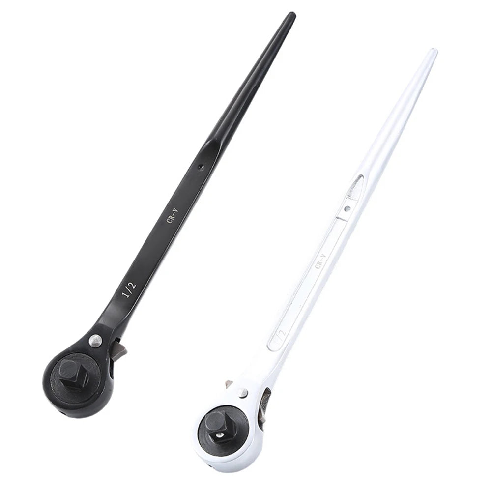 1pcs Quick-action Ratchet Wrench Dual-Ended 12 & 38 Ratchet Wrench For Aircraft Maintenance Wrench Manual Tools