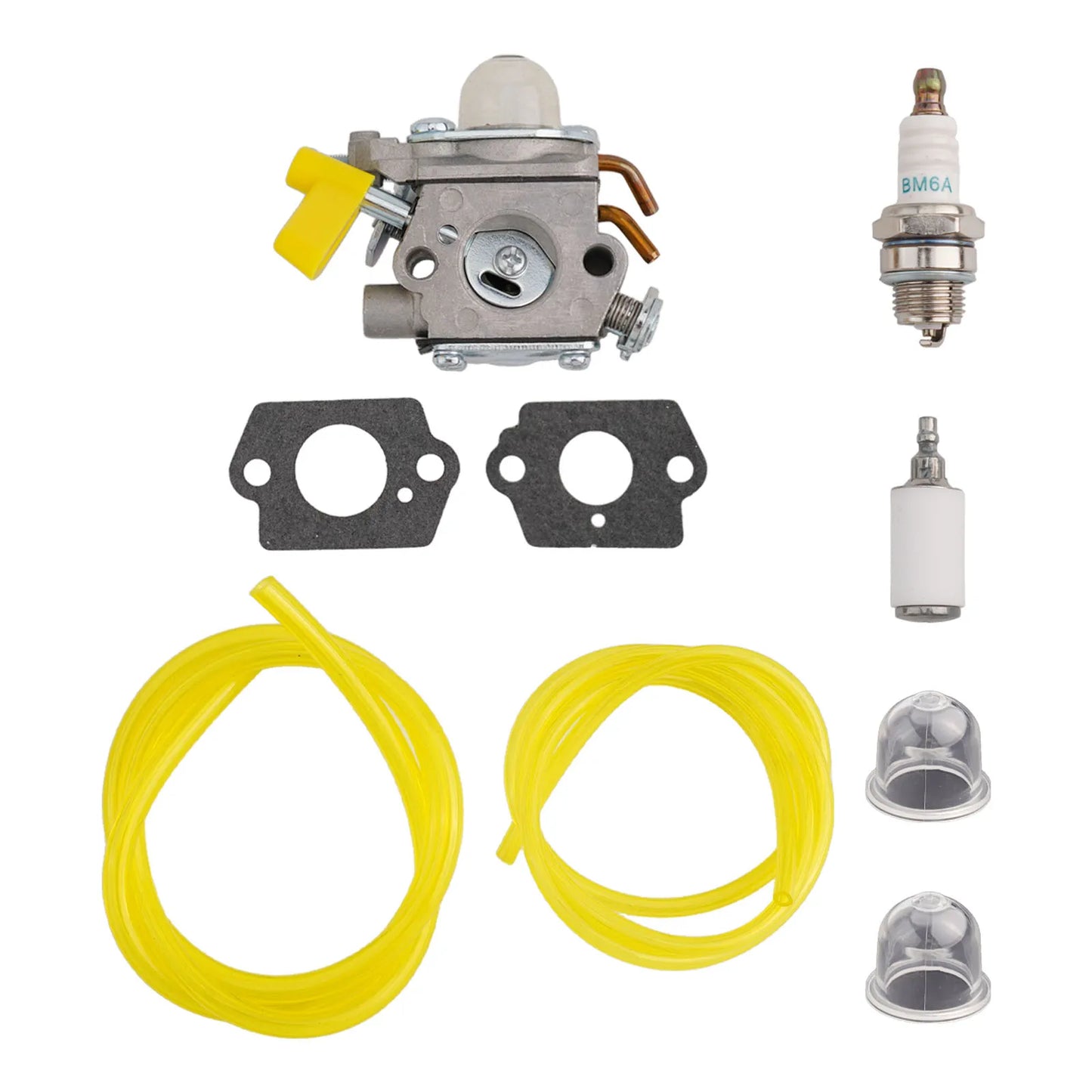 Replacement Carburettor Kit Compatible with For Homelite For RBC30SET RLT30CET RLT26CDS RBC26SES Trimmer and Brushcutter