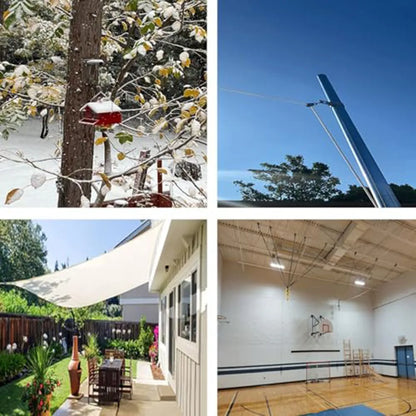 Swivel Pulley Kit M20 Pulley System Lifting Tasks Smooth Operation Easy Setup Versatile Capacity Heavy Duty Pulling Tasks