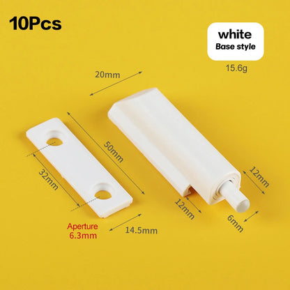10PCS Cabinet Door Catch Damper Buffer – Soft Close Furniture Hardware for Kitchen Cupboard & Drawer Quiet Closing