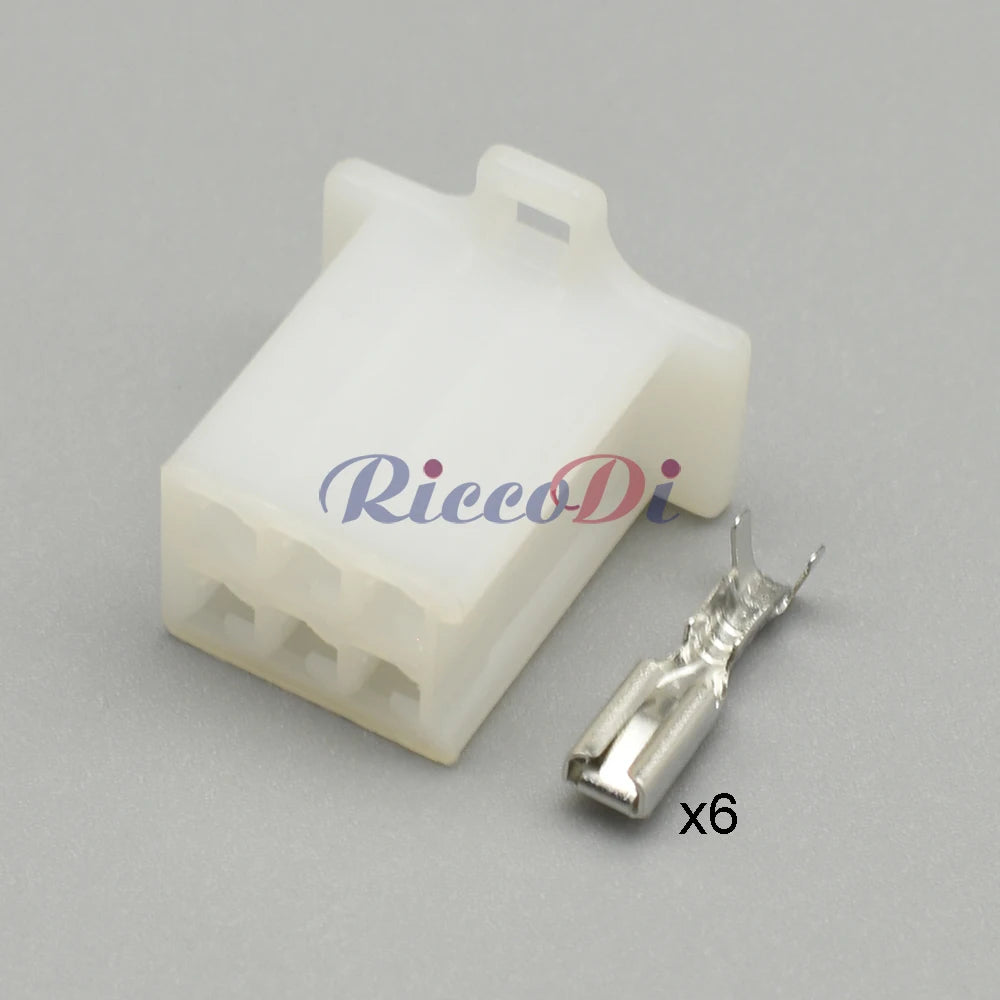 6 Pin 2.8mm MTW Connector 6030-6991 6040-6111 DJ7061A-2.8 PA66 Motorcycle Automotive Socket