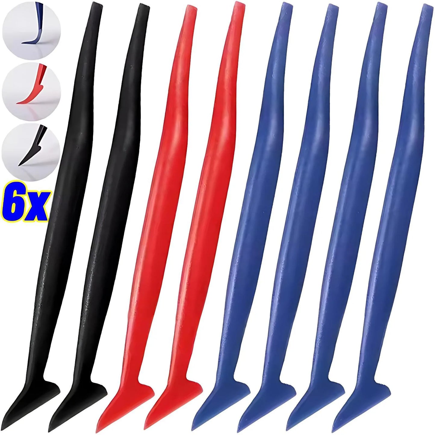 Car Micro Squeegee Tint Tool Set Vinyl Wrap Scraper Auto Wrapping Tool