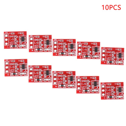 TTP223 Capacitive Touch Sensor Module — Self-Lock/No-Lock, High/Low Output, Arduino (10-Pack)