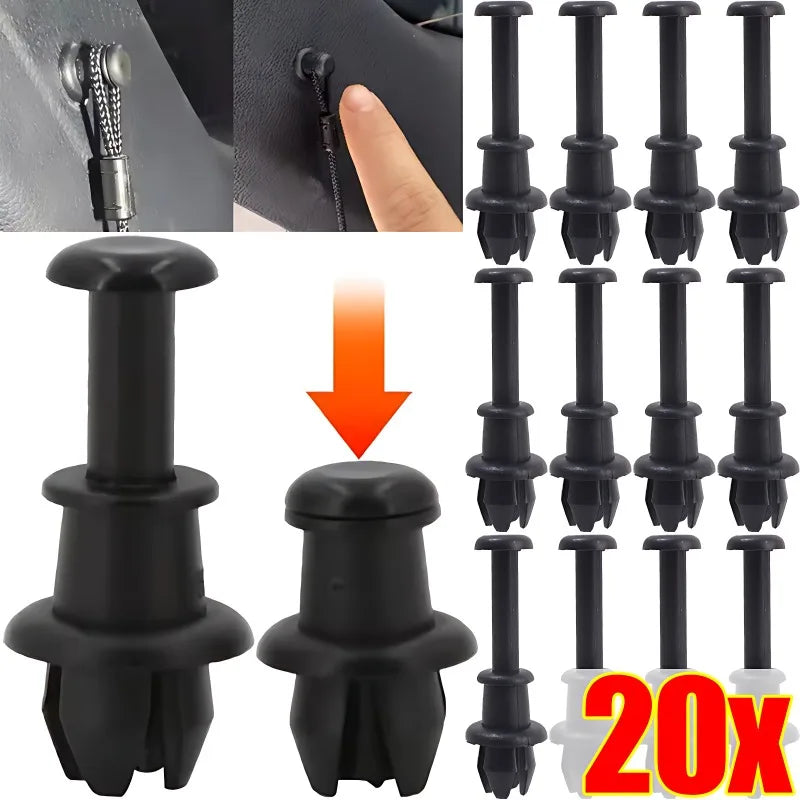 Car Trunk Lanyard Fixing Clip Parcel Shelf String Clips 1M6867574A for VW GOLF MK5 MK6 5 6 Auto Knob Holder Pivot Hanger Peg