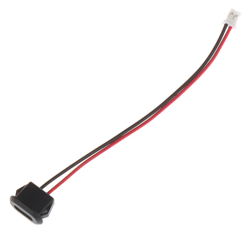 2 Pin Waterproof USB-C Female Socket Charging Connector With Wire