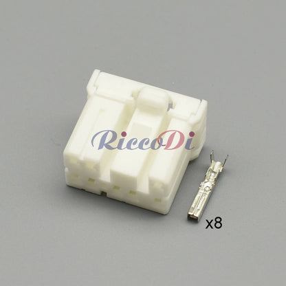 8 Pins Auto AC Assembly Electrical Wire Socket Automotive Male Female Docking Connector 174931-1 173850-1 with Wires