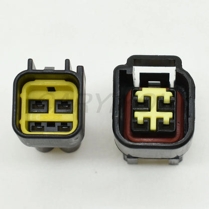4 Pin 2.3mm Ignition Coil Connector FWY-C-4F-B 12444-5504-2 DJ70420-2.3 PA66 for Ford