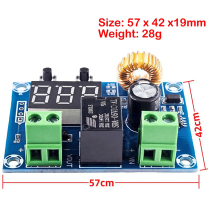 DC 12V-36V Charger Module with Digital LED Display and Over-Discharge Protection for Lithium Battery Modules