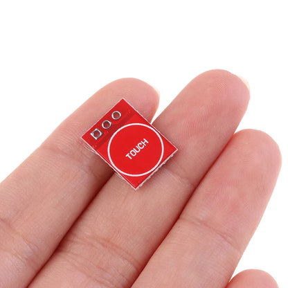 TTP223 Capacitive Touch Sensor Module — Self-Lock/No-Lock, High/Low Output, Arduino (10-Pack)