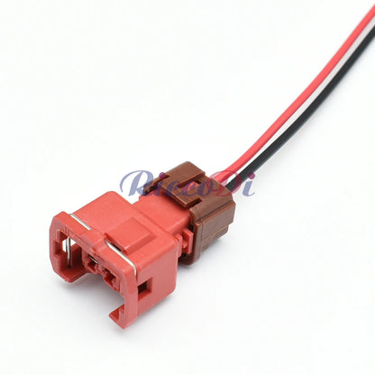2 Pin Knock Detonation Sensor Automotive Connector Cable Socket Black Blue Red Compatible with PB186-02326 / PB185-02326