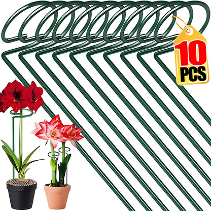 35/45/55cm Garden Support Stake Ring Metal Garden Plant Support Single Stem Shrub Holder for Plants Rose Flowers Vegetables Vine