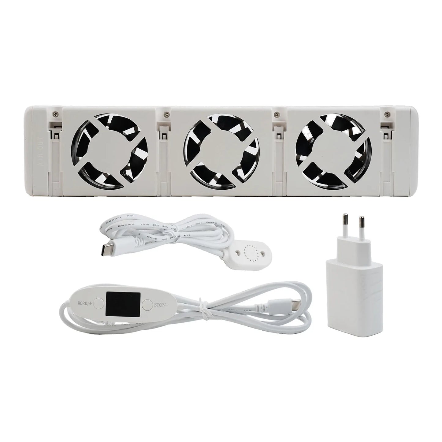 Upgrade 5.0 Duo-Set Radiator Fan Smart Radiator Booster Extension Set Ventilator Fan European Standard 5V Household Radiator
