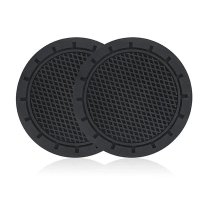 Car Cup Holder Anti-Slip Insert Coaster Mat Auto Cup Holder Soft Rubber Anti-skid Drink Cup Bottle Mat Car Interior Accessories