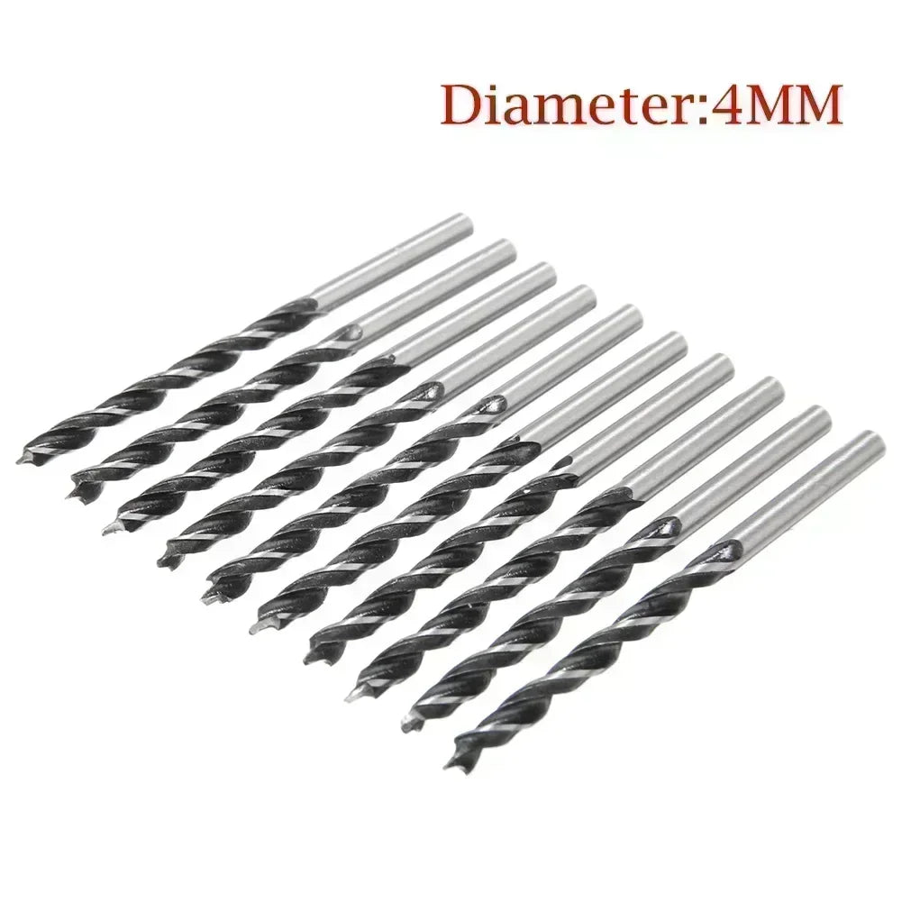 Woodworking Spiral Drill Bit Kit 3mm/4mm/5mm with Center Point for Wood Drills, Power Tool Parts