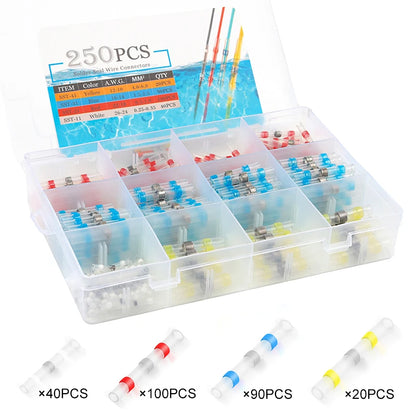 Welding Ring Heat Shrink Terminal, IP67 Waterproof Electrical Connector, Heat Shrink Tube Wire Connection Terminal