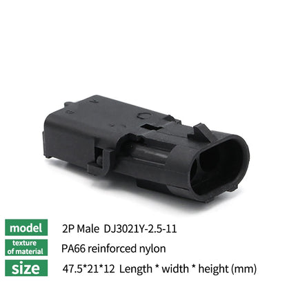 2.5 Series Waterproof Connector 1/2/3/4/6 Pin Male Female for Haltech MAP TPS GM