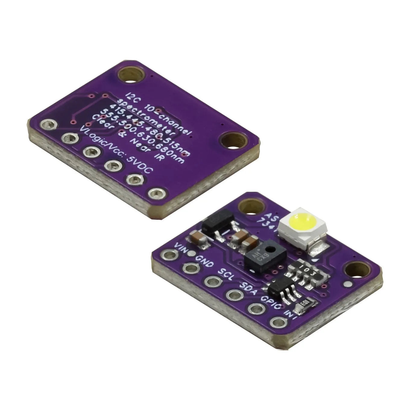 GY-AS7 Series Color and Spectrometer Sensor Module for Visible and Infrared Light