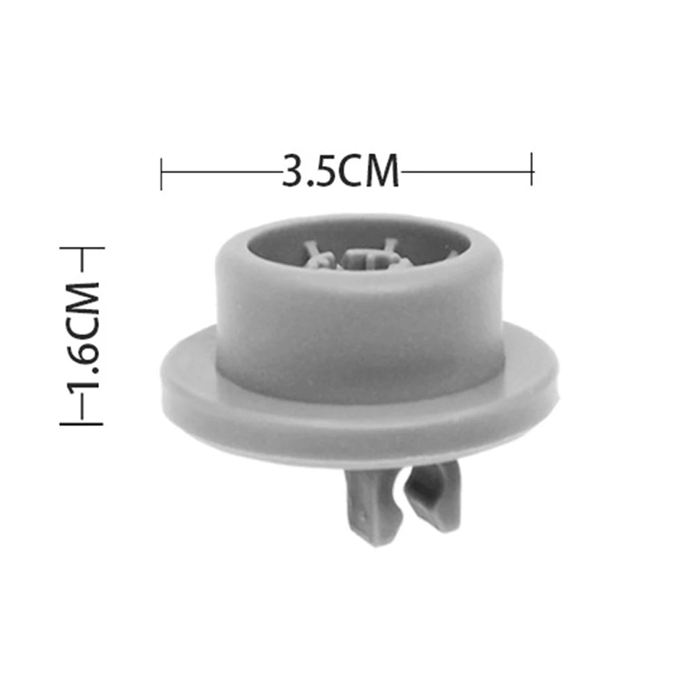 Dishwasher Lower Basket Wheels — 8pcs Replacement Rollers for Siemens S5555X0GB/79 S5943X2GB/31 S6409N2GB/17 HF87950GB/03 KG57U95/13