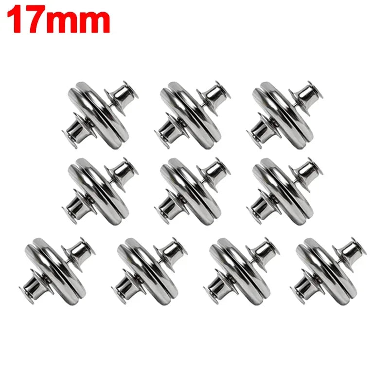 Curtain Magnetic Button Clips — Nail-Free Detachable Window Curtain Magnet Buckle Adjustment Accessories 1–10 Pairs