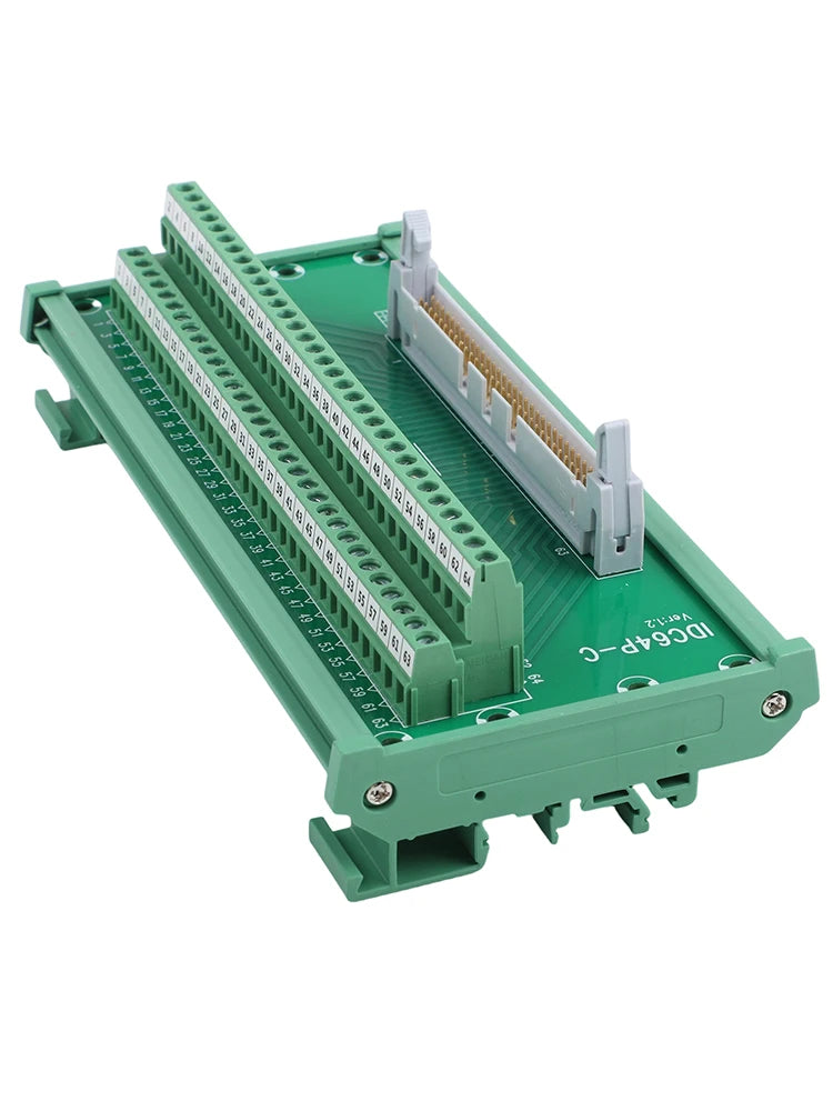 64 Pin Connector Terminal Block Connector Green Color IDC 64P Connecto ...