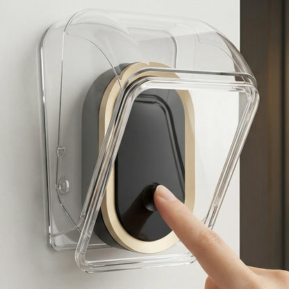 Wireless Doorbell Cover Outdoor Waterproof Call Cover Transparent Door Bell Button Protector Dustproof Ring Button Rain Cover