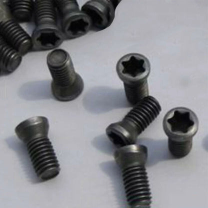 Torx Steel Screws M2.5 x 7mm / M2.5 x 6mm for CNC Lathe Tools and Carbide Insert Replacement