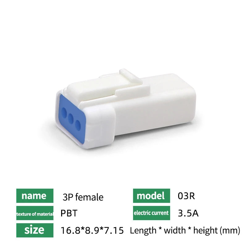 Automotive Connectors JST02R-JWPF-VSLE 2/3/4/6/8 Pin Waterproof Connectors Male and Female Butt Plugs