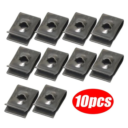 Car U-Type Metal Screw Fastener Clips Anti-Rust Bumper