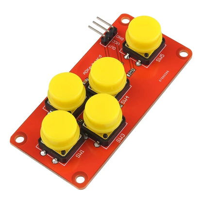 AD Keyboard Simulated Five-Key Analog Button Module for Arduino Sensor Expansion