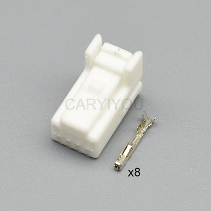8-Pin Tyco AMP Auto Connector 0.7mm for Toyota 1376352-1 1565804-1 | Male Female Set + Wire Harness